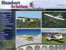 Tablet Screenshot of humbert-aviation.com